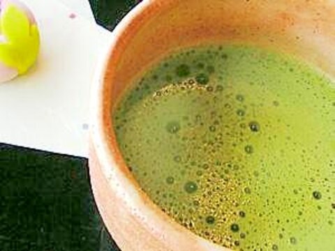 くつろぎの抹茶オレ